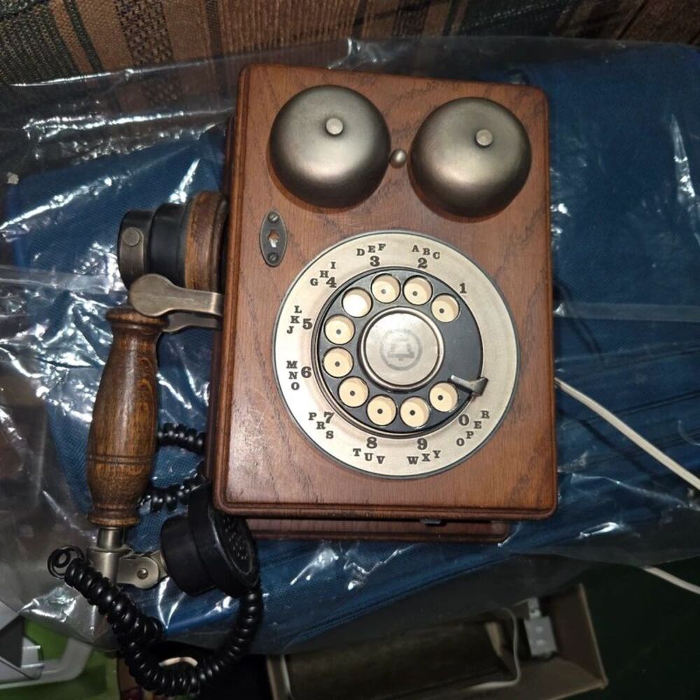 Western Electric Country Junction wood wall phone